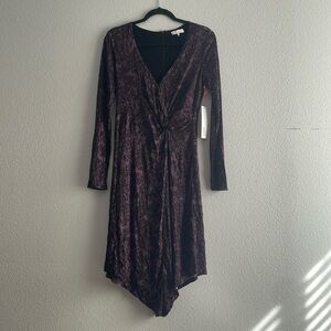 NWT Parker Long Sleeve Kourtney Knot Front Dress size Small